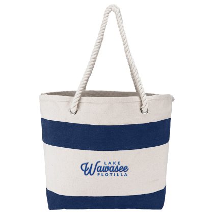 17 - Cotton Resort Tote Bag with Rope Handle